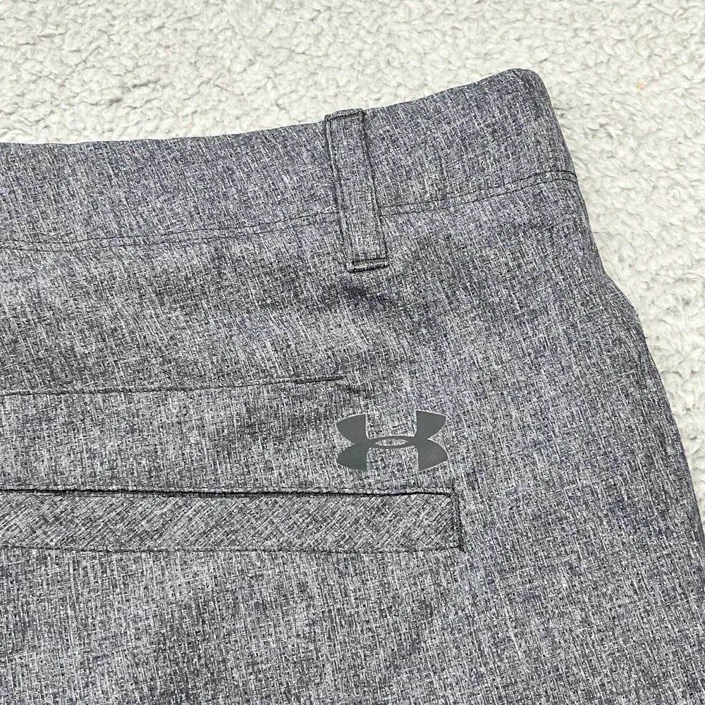 Under Armour Loose Fit Golf Pants Mens‎ 36x32 Match Play Heather Gray Activewear